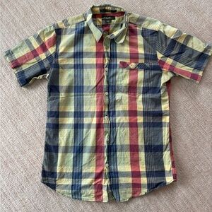 Eddie Bauer Multicolor Plaid Button Down Shirt